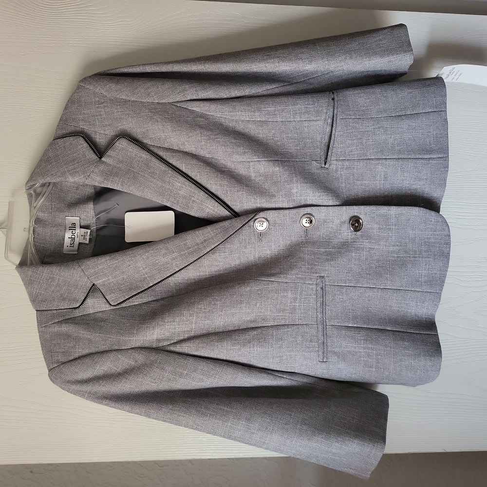 Grey Skirt Suit